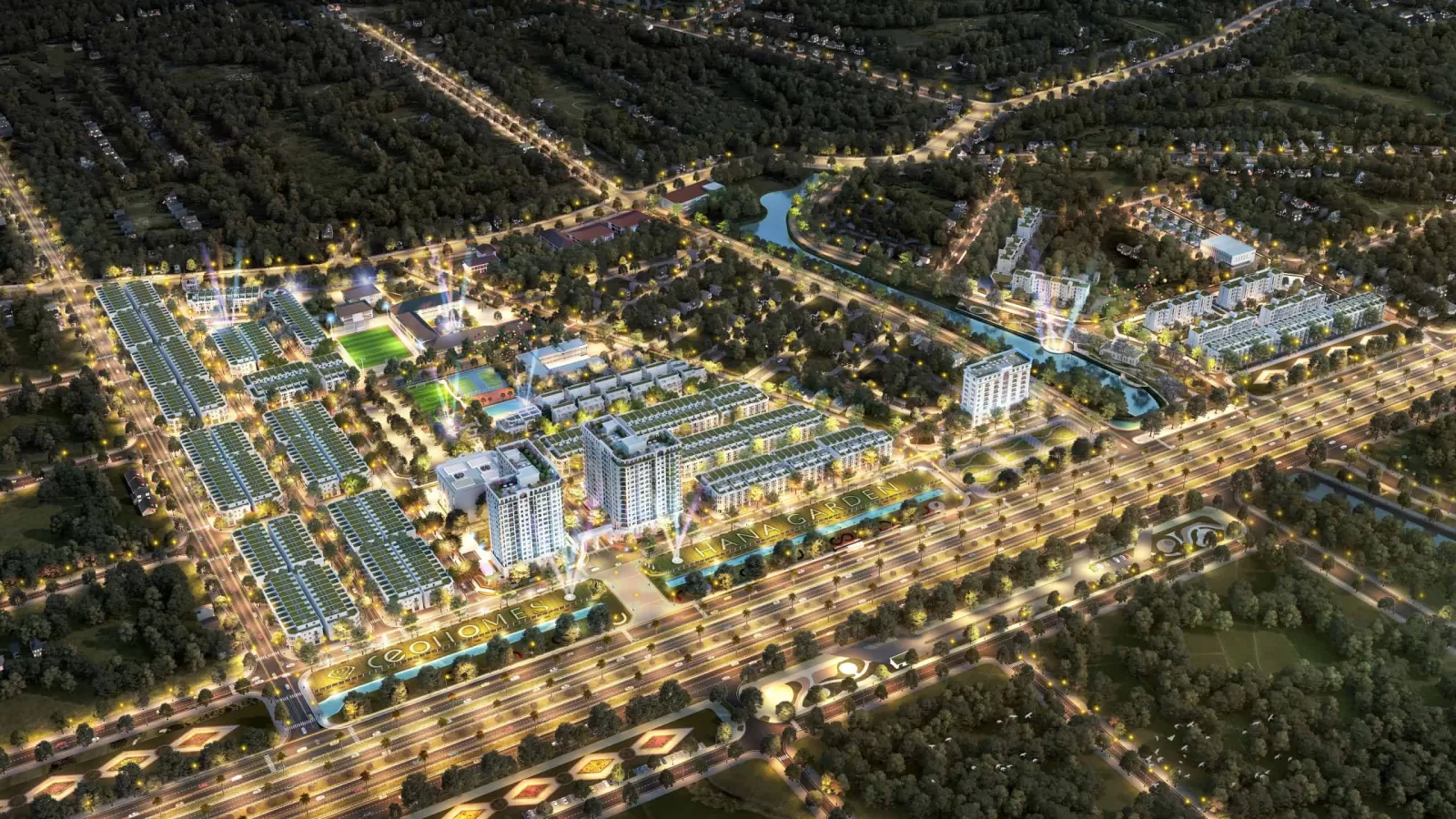 Mặt bằng Ceohomes Hana Garden Mê Linh