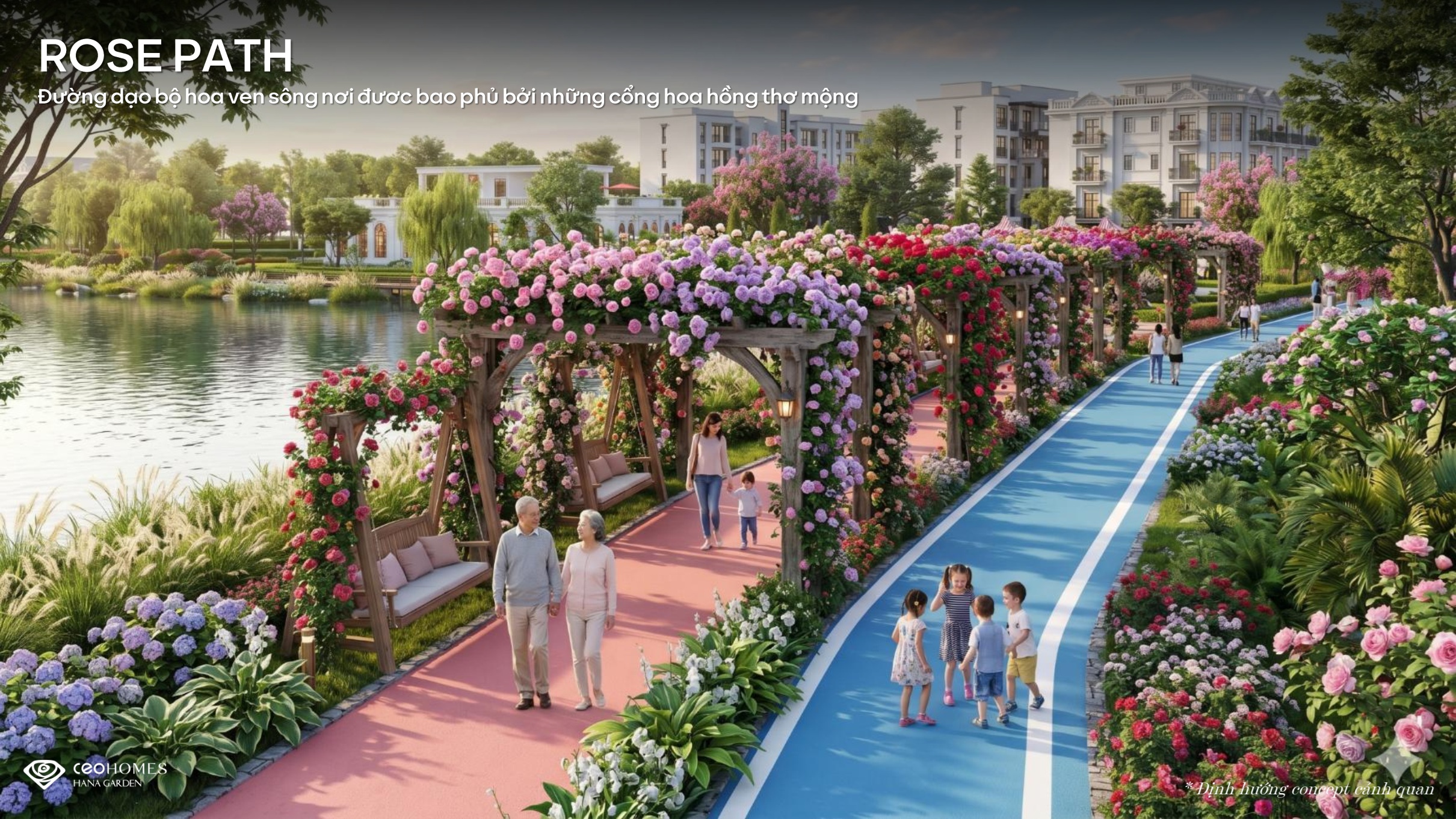 Không gian xanh sinh thái - Ceohomes Hana Garden