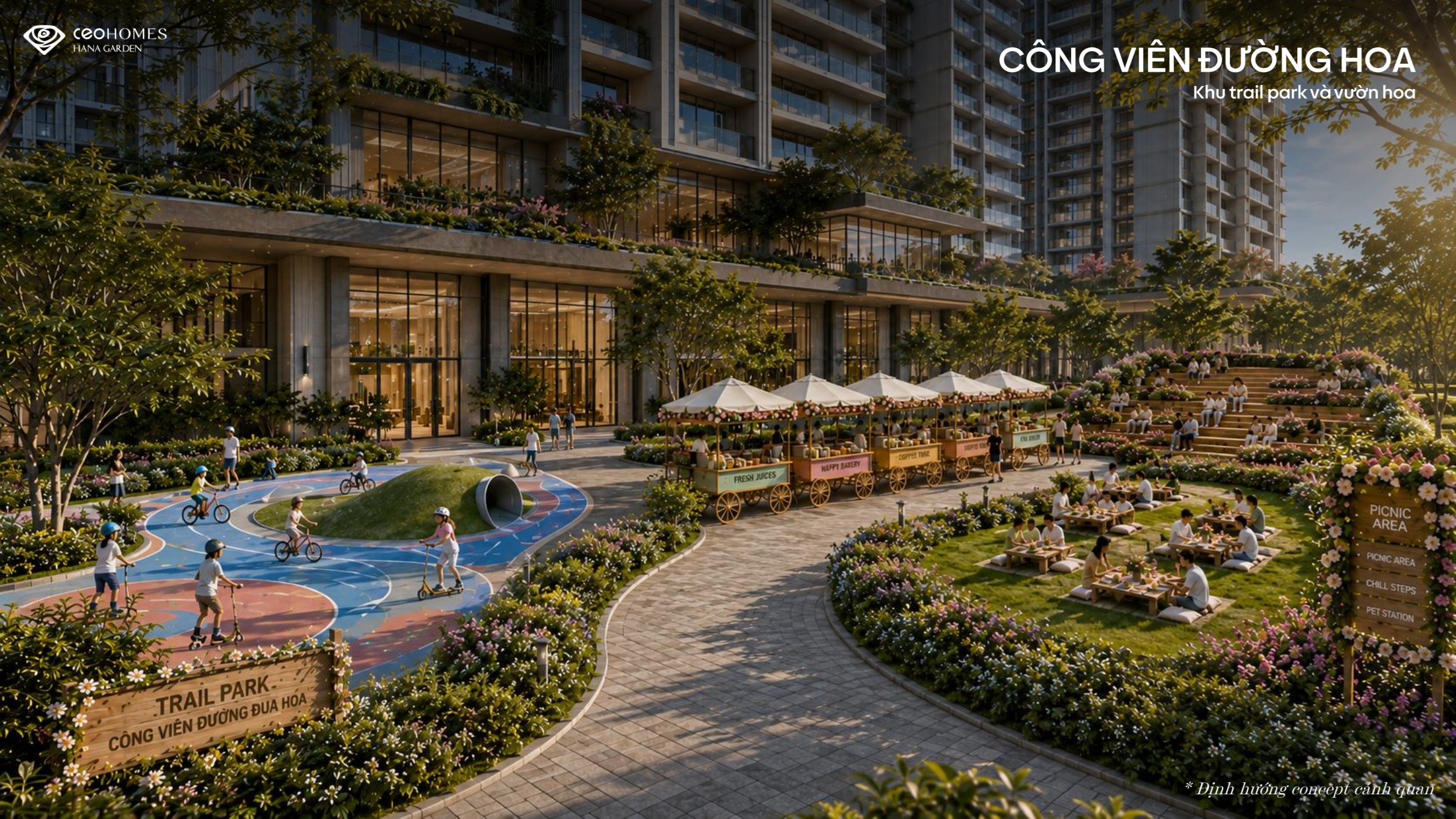 Điểm nhấn nổi bật - Ceohomes Hana Garden