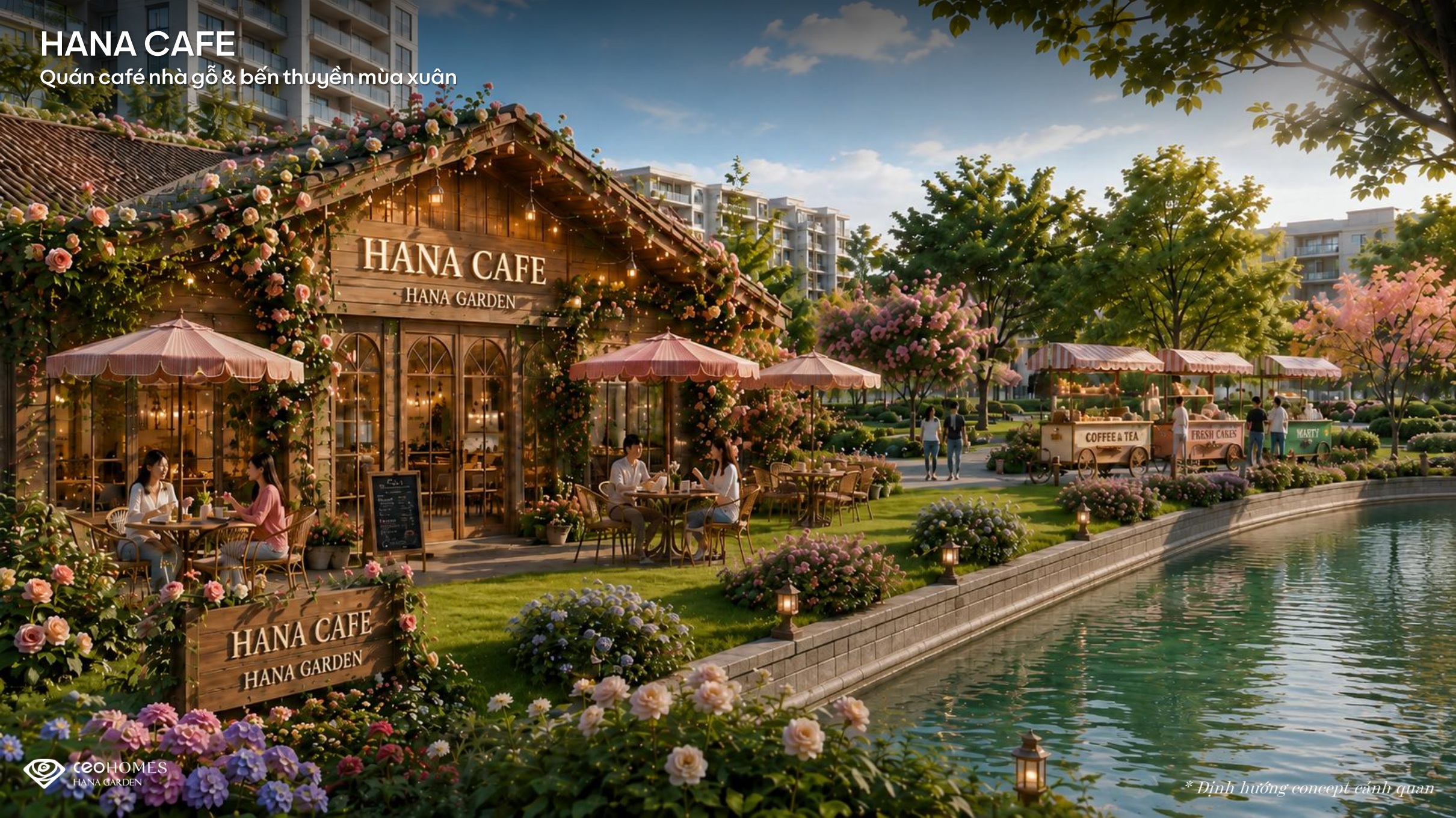 Điểm nhấn nổi bật - Ceohomes Hana Garden