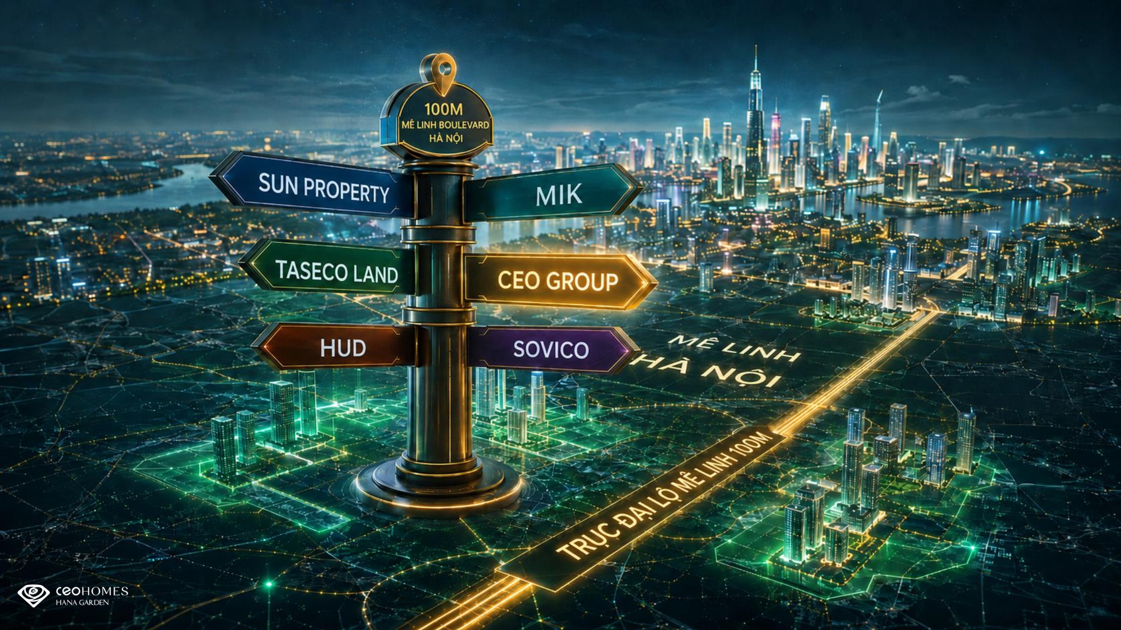 Vị trí Ceohomes Hana Garden
