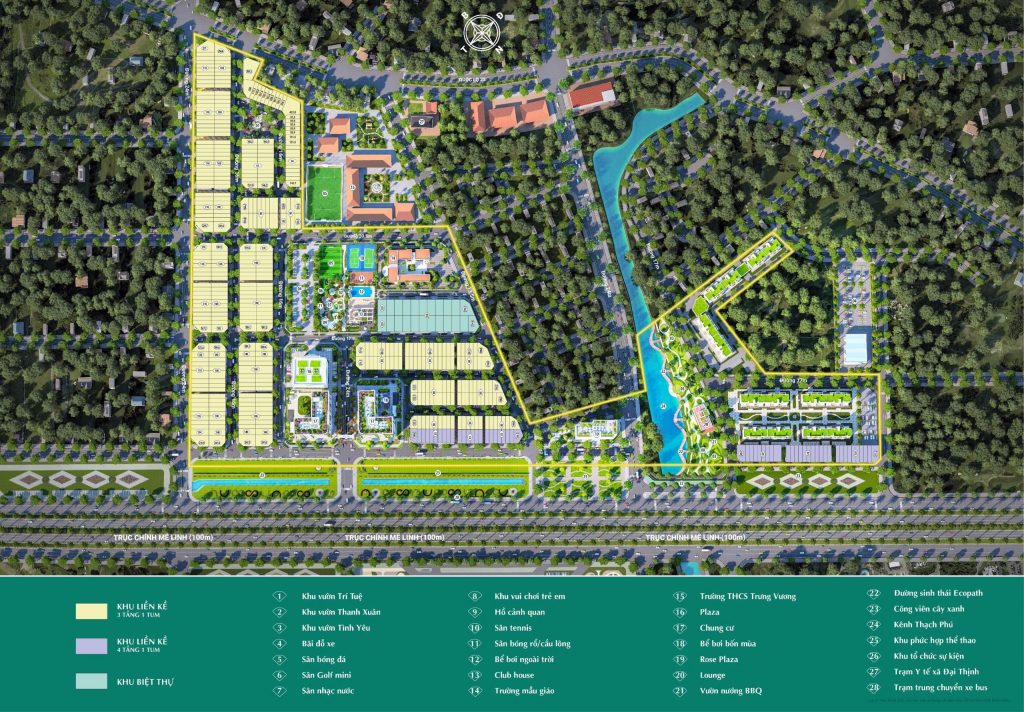 Mặt bằng CEOHomes Hana Garden Mê Linh